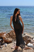 RIVIERA MAXI DRESS IN BLACK